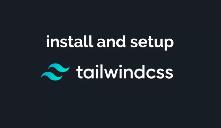 install-setup-tailwindcss