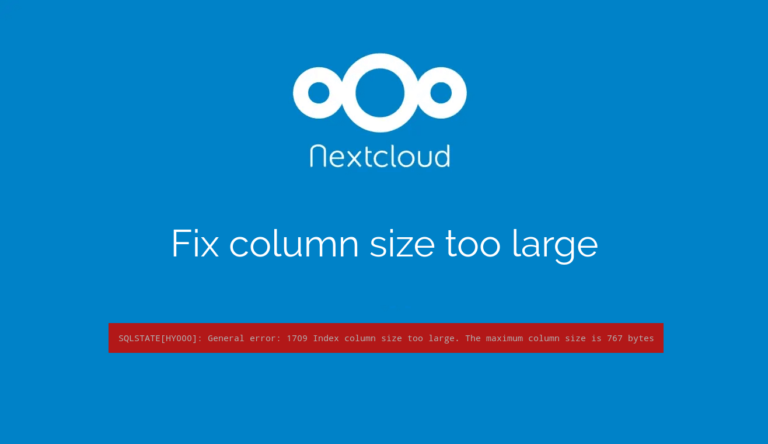 Fix-column-size-too-large-Nextcloud