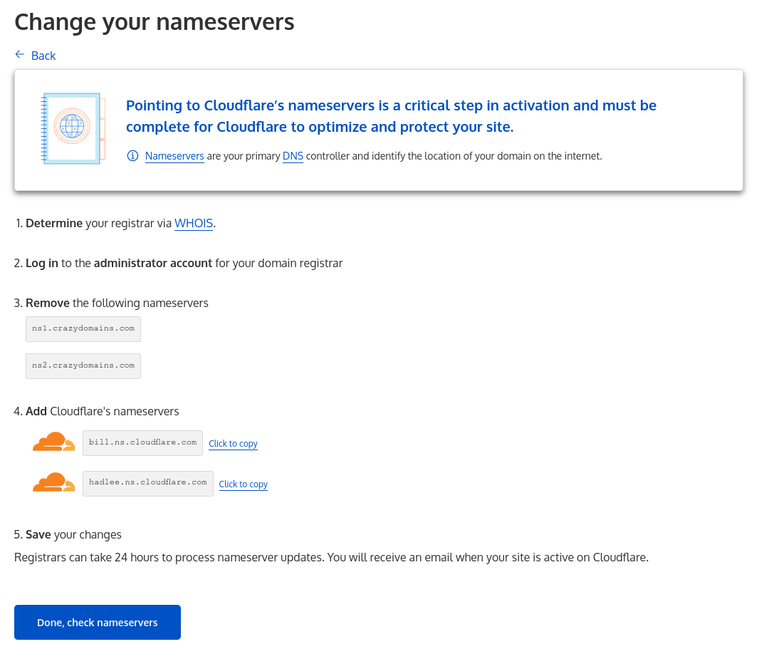 cloudflare-name-servers