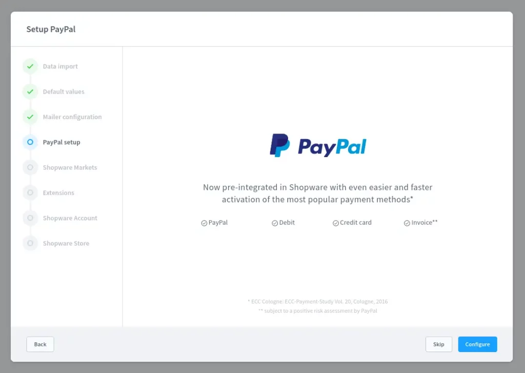 paypal-integration-shopware