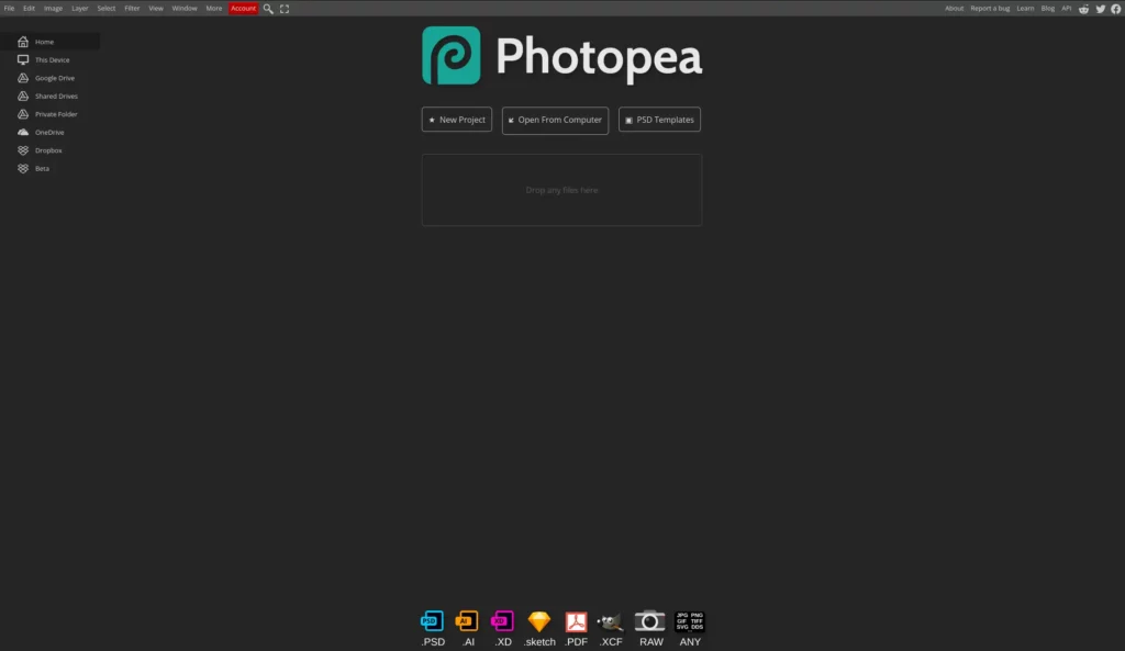 photopea-home-page