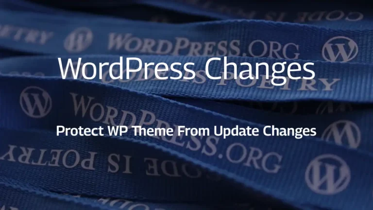 Protect-WordPress-theme-from-update-changes