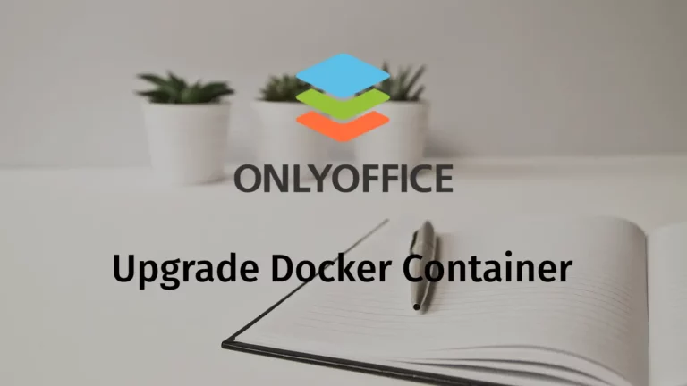 onlyoffice-upgrade-docker-container