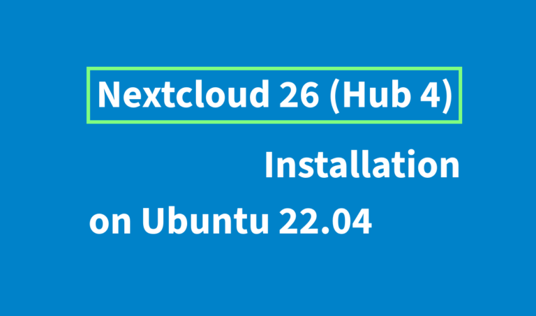 Install-Nextcloud-26-Hub-4-on-Ubuntu-22.04