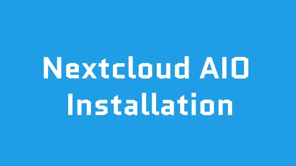 Nextcloud-AIO-installation-banner