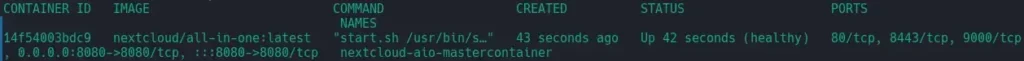 nextcloud-aio-docker-status