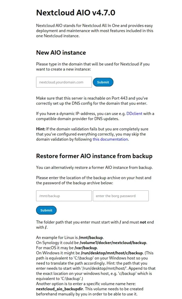 nextcloud-aio-domain-screen