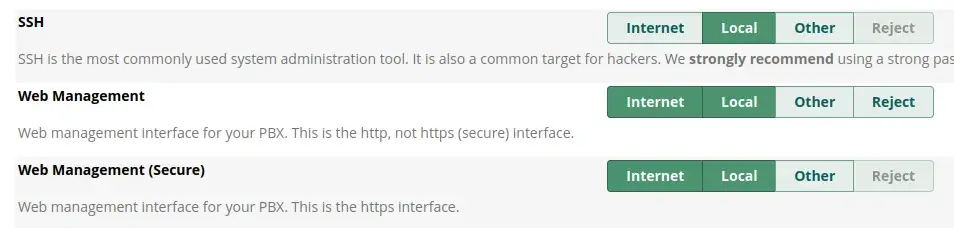 freepbx-enable-web-management-internet