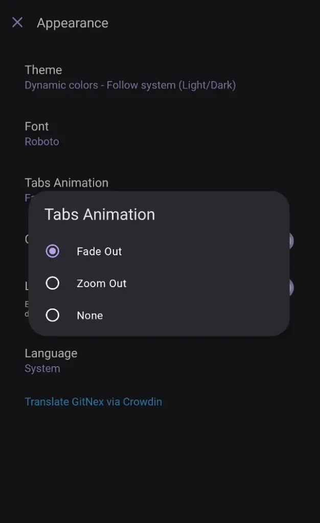 tabs-animations-gitnex