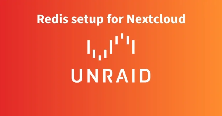 Redis-setup-for-Nextcloud-on-Unraid