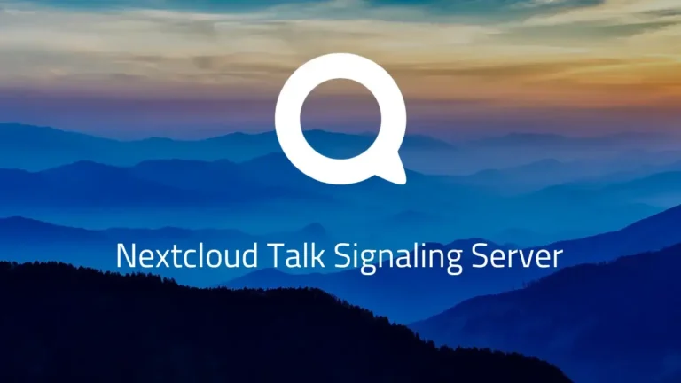 Signaling-server (High-performance backend)-for-Nextcloud-Talk