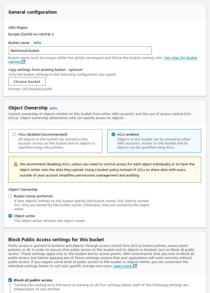 aws-s3-bucket-creation